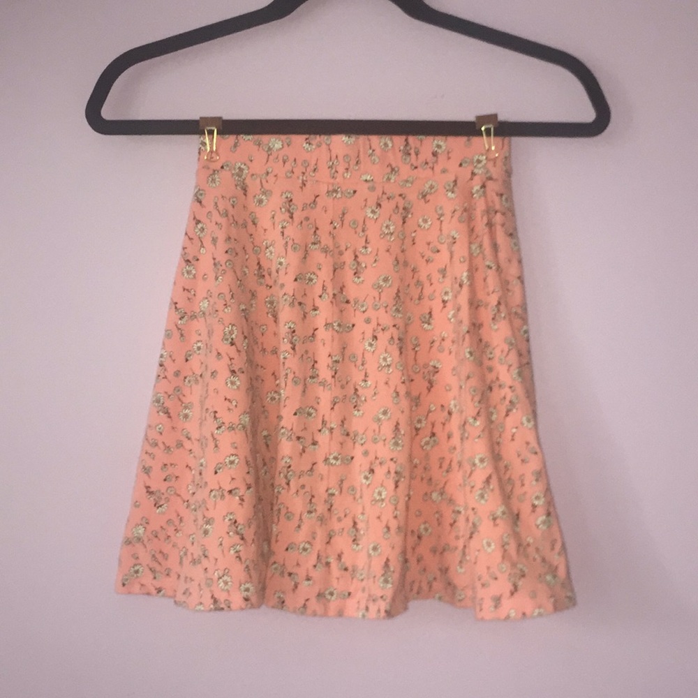 floral skater skirt